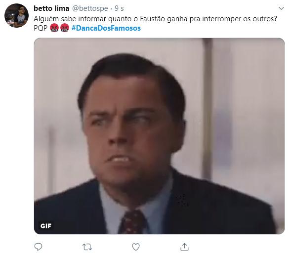 Internautas criticam Faustão nas redes sociais