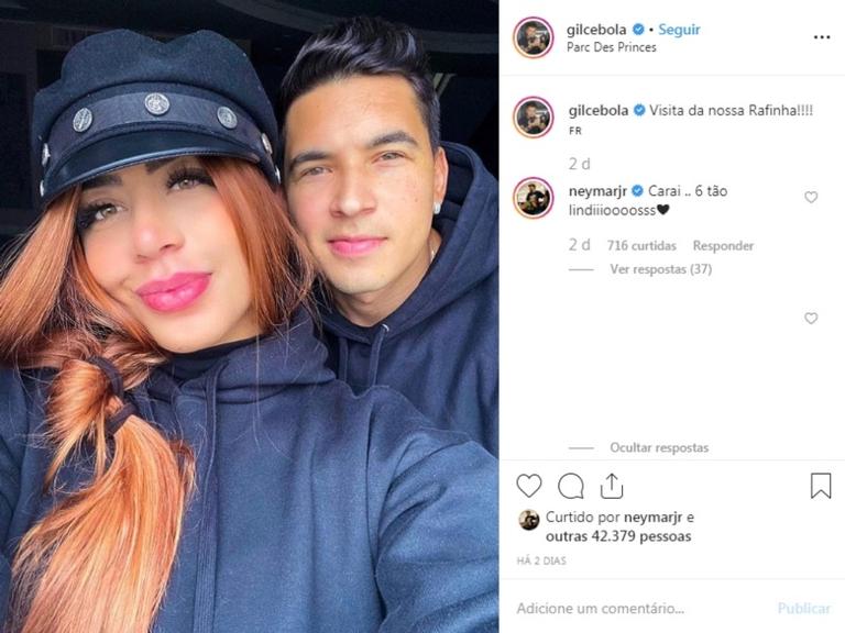 Rafaella Santos posa com amigo de Neymar e fãs especulam