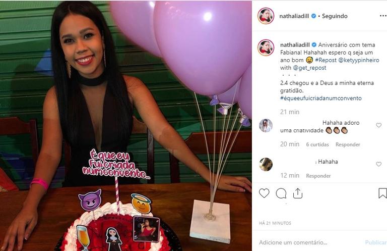 Fã faz aniversário com tema de Fabiana de A Dona do Pedaço