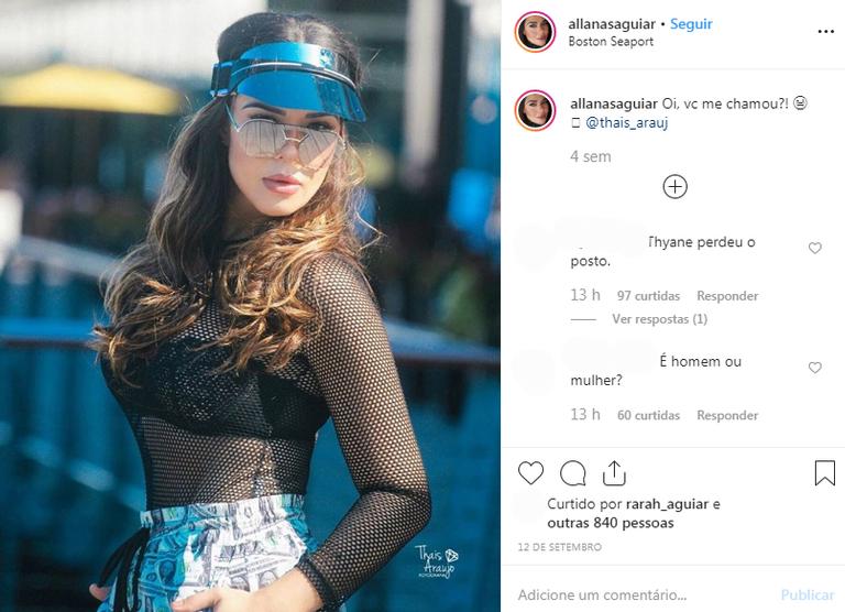 Modelo é massacrada na web após foto com Thiaguinho