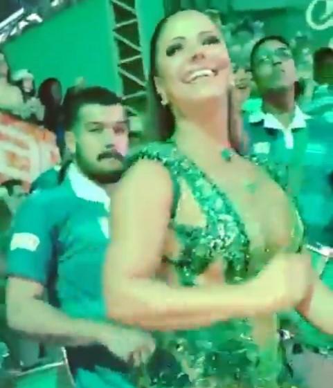 Viviane Araujo na Mancha Verde