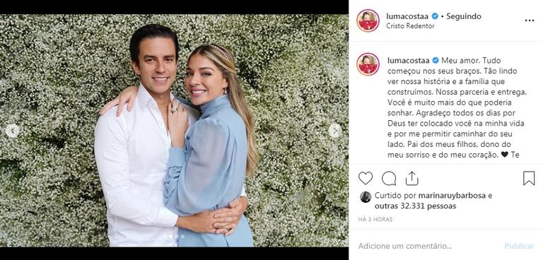 Luma Costa posta fotos da família e encanta os seguidores