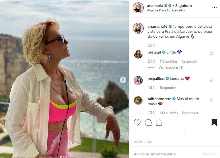 Ana Maria Braga em Portugal