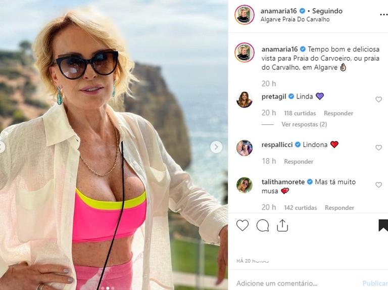 Ana Maria Braga em Portugal