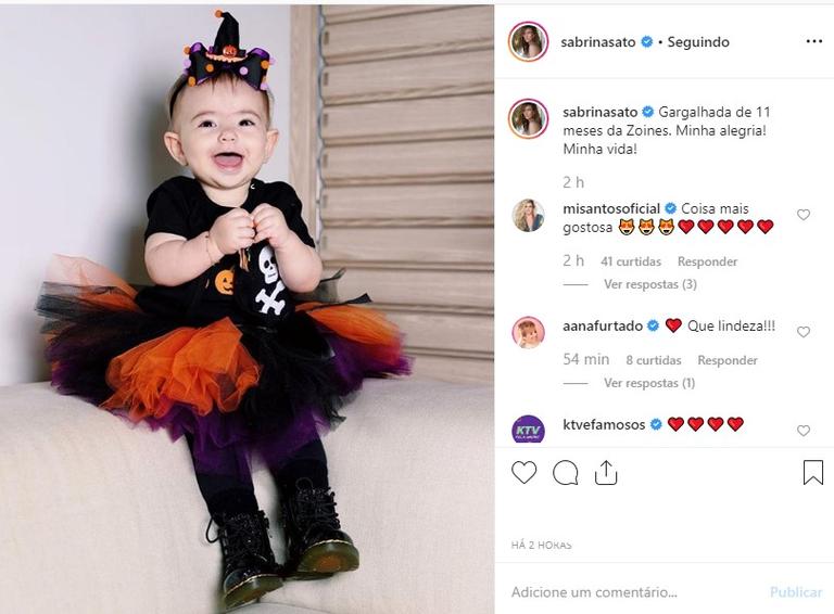 Zoe Sato celebra 11 meses