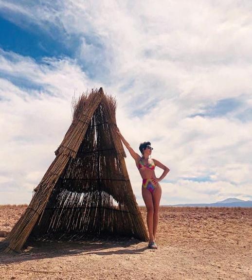 Fernanda Paes Leme no Atacama