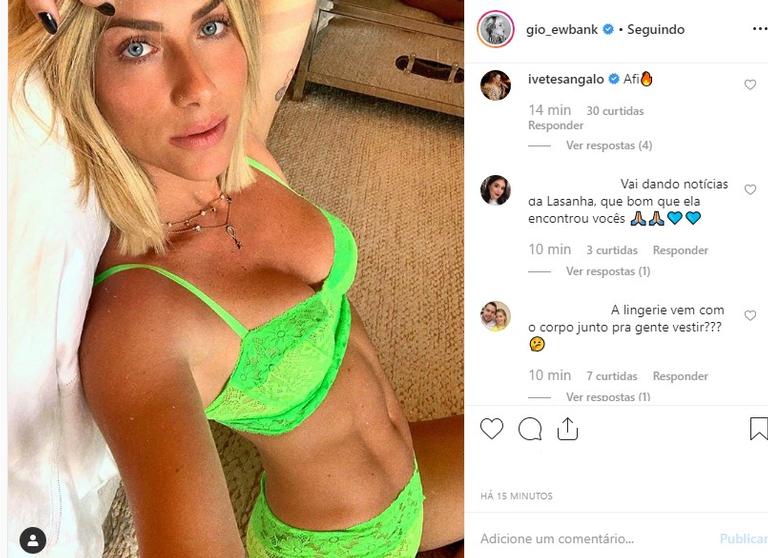 Giovanna Ewbank de lingerie