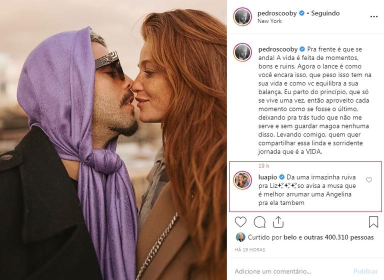 Luana Piovani pede enteada para Pedro Scooby e nova namorada