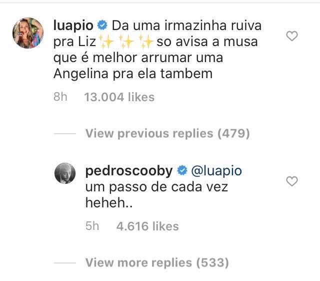 Luana Piovani pede enteada para Pedro Scooby e nova namorada