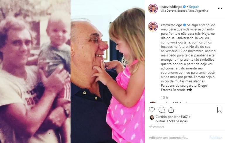 Filho de Marcelo Rezende muda nome artístico para o pai