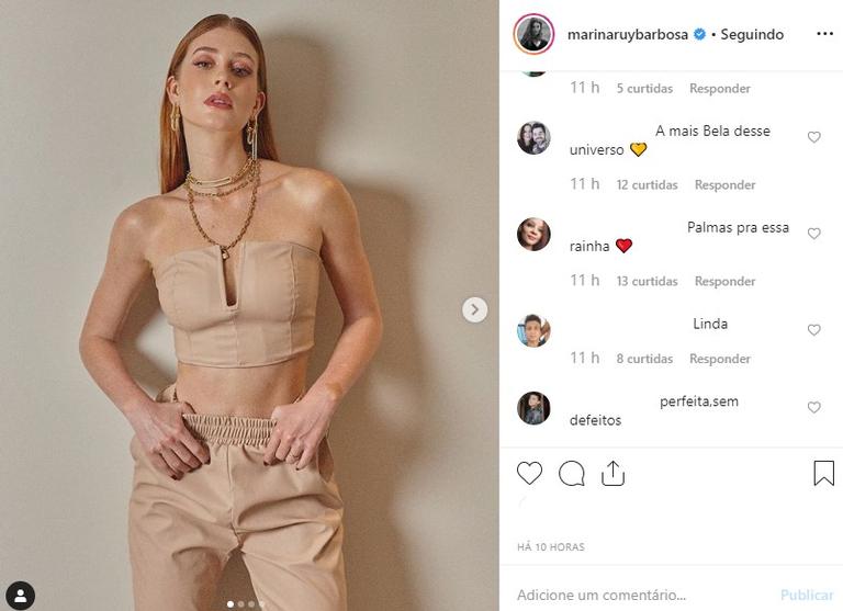 Marina Ruy Barbosa de look nude