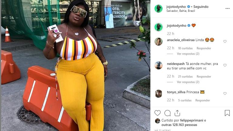 Funkeira chamou a atenção no Instagram