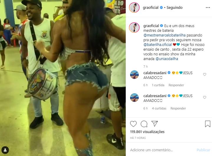 Gracyanne Barbosa esbanja sensualidade em ensaio