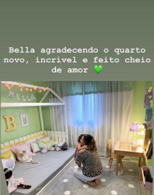 José Loreto mostra o quarto da filha em seu apartamento