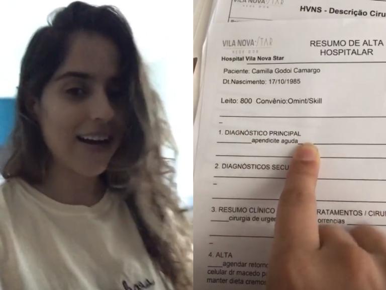 Camilla Camargo perde a paciência com a circulação de notícias falsas 