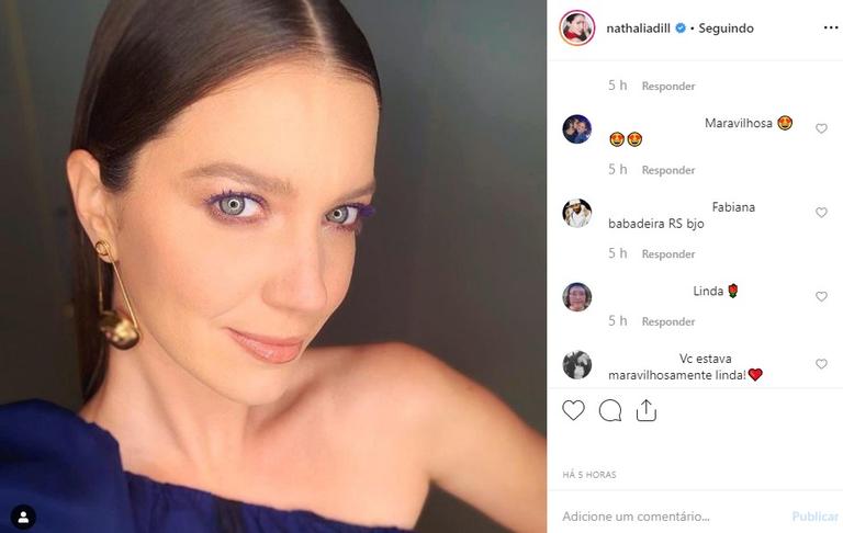 Nathalia Dill com make diferente