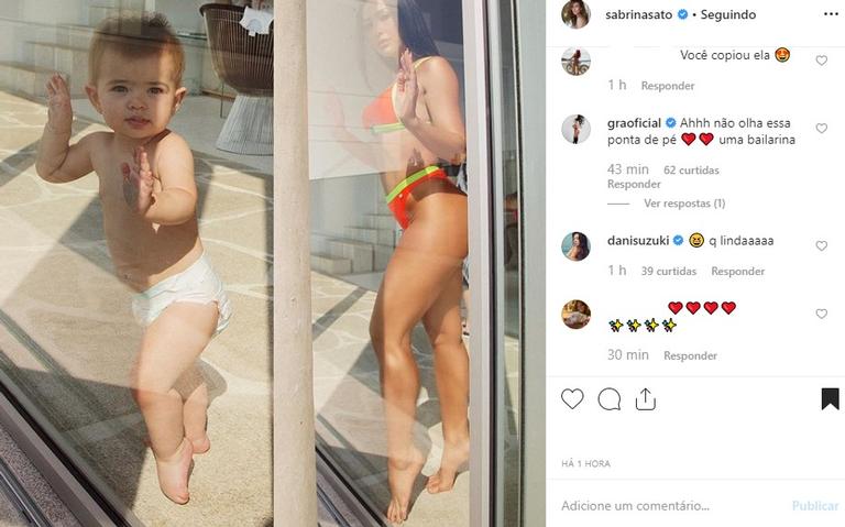 Sabrina Sato e a filha Zoe