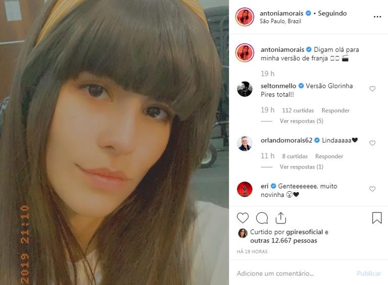 Antonia Morais radicaliza no visual e seguidores elogiam