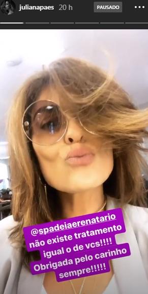 Juliana Paes radicaliza e surge de cabelo curtinho