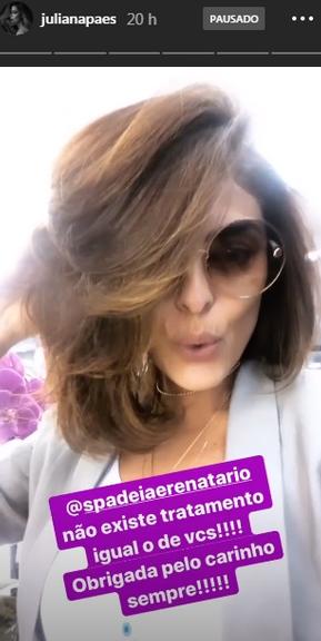 Juliana Paes radicaliza e surge de cabelo curtinho