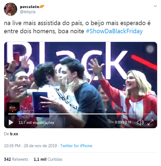 Tweet de fã