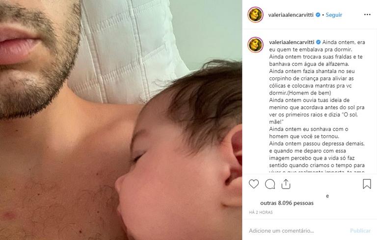 Mãe de Rafa Vitti faz emocionante declaração para o filho