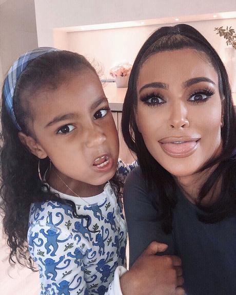 North e Kim Kardashian