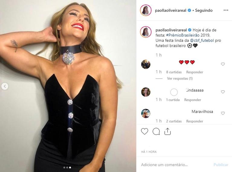 Paolla Oliveira com look ousado