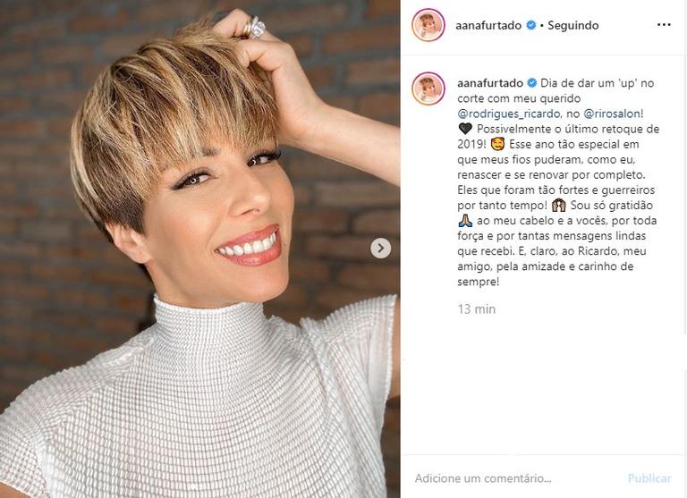 Ana Furtado cabelo