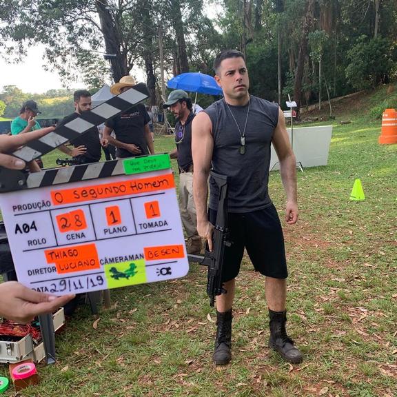 Pedro Carvalho nos bastidores de ''O Segundo Homem''