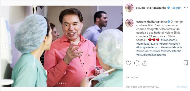 Silvio Santos e Renata Abravanel