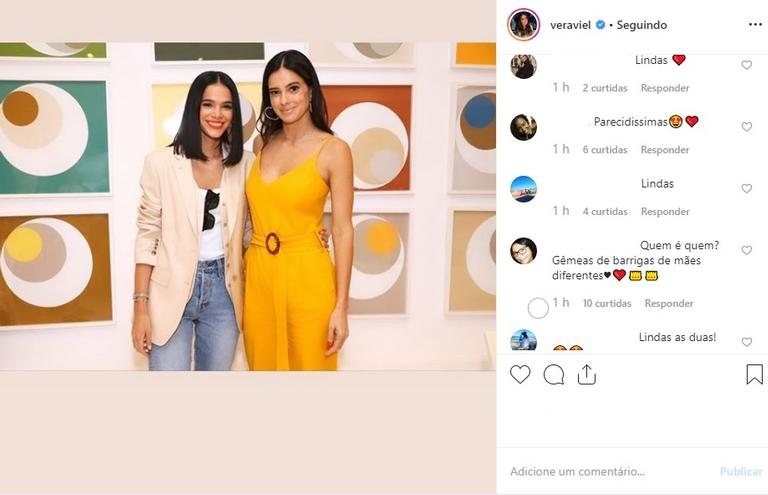 Vera Viel e Bruna Marquezine