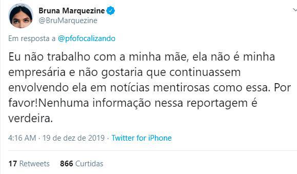 Bruna Marquezine critica programa Fofocalizando