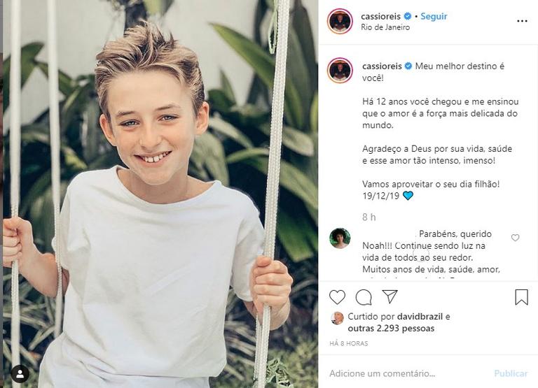 Filho de Danielle Winits e Cássio Reis