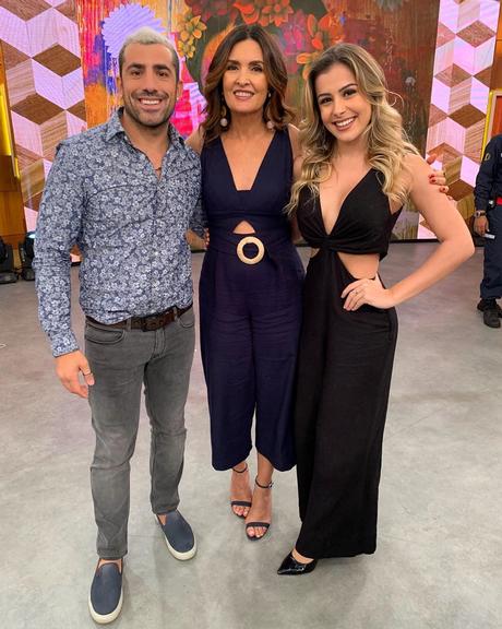 Kaysar Dadour nos bastidores do Encontro com Fátima Bernardes