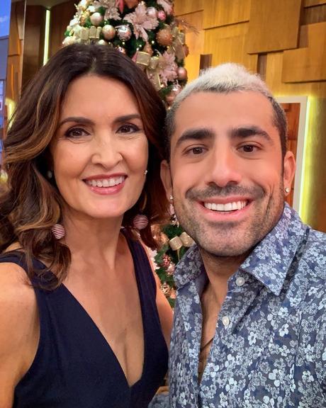 Kaysar Dadour nos bastidores do Encontro com Fátima Bernardes