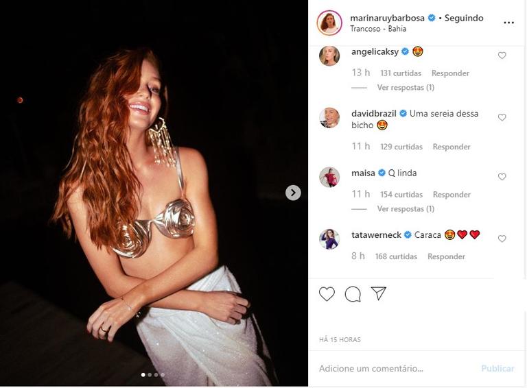 Marina Ruy Barbosa em Trancoso