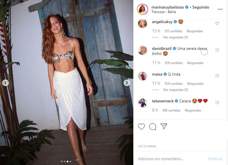 Marina Ruy Barbosa em Trancoso