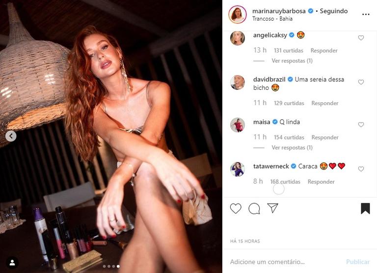 Marina Ruy Barbosa em Trancoso