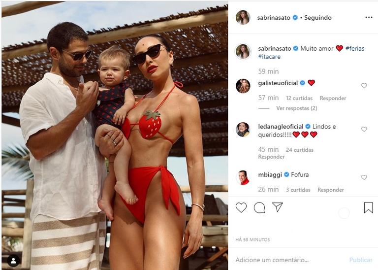 Sabrina Sato, Duda Nagle e Zoe em Itacaré, na Bahia