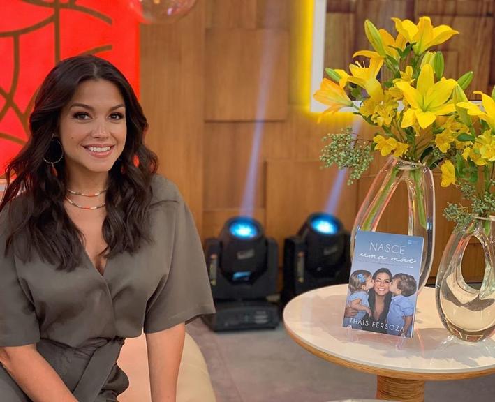 Thais Fersoza agradece participação em programa da Globo