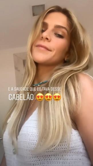 Isabella Santoni mostra novo visual