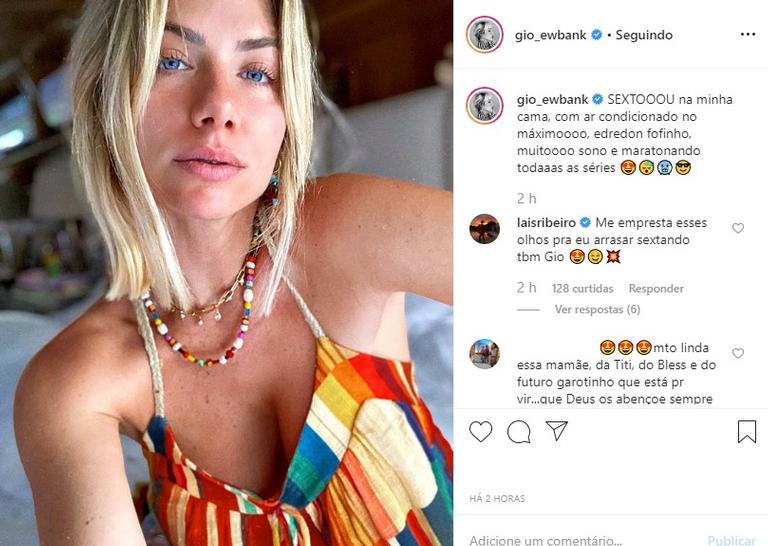 Giovanna Ewbank sextou