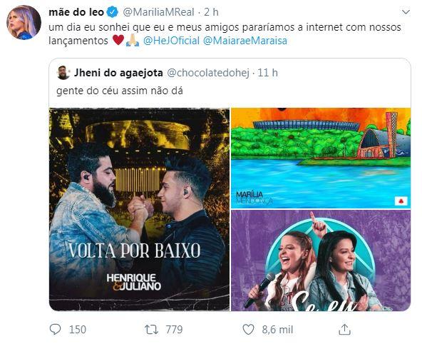 Marília Mendonça fala sobre lançamentos de músicas