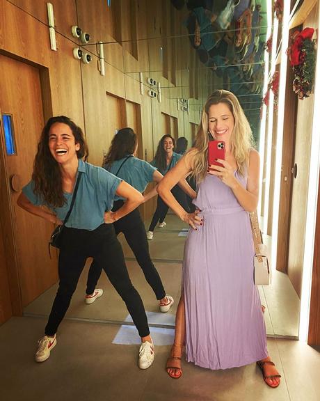 Ingrid Guimarães com Alice Braga