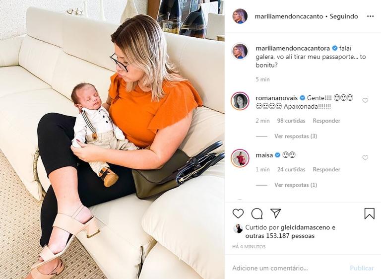 Marília Mendonça posa com Léo e encanta as redes sociais