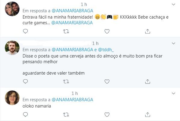 Ana Maria Braga bebe cachaça no Mais Você