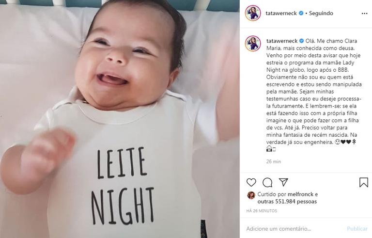 Tatá Werneck se prepara para a nova temporada do Lady Night