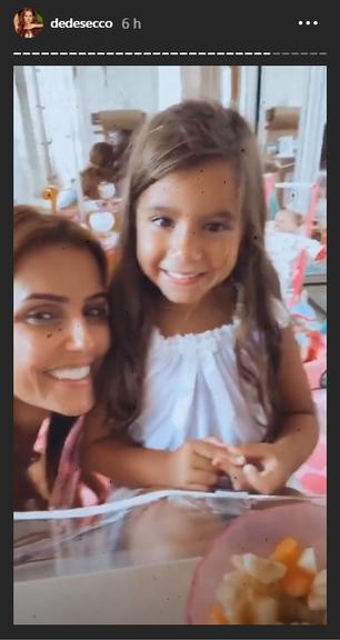 Filha de Deborah Secco quer participar de nova novela da mãe