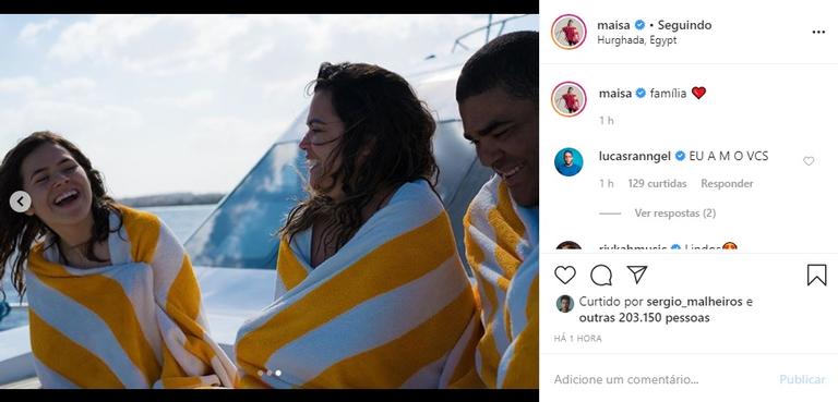 Maisa compartilha cliques inéditos do Egito e emociona a web